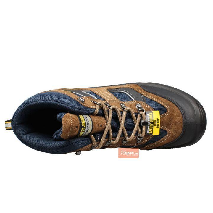 Giày bảo hộ lao động nam Jogger X2000 S3 SRC da bò lộn bền bỉ, thoáng khí, chống nước, đâm xuyên, trơn trượt -