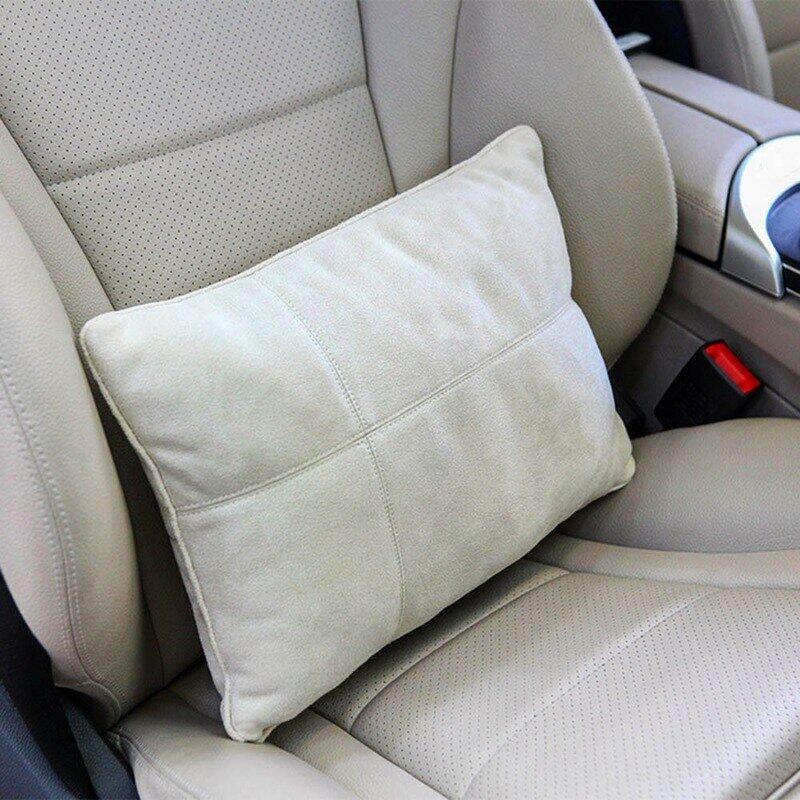 Gối Tựa Lưng Ghế Ô Tô Vải Da Lộn Thoải Mái Gối Tựa Lưng Hỗ Trợ Lớp S Của Maybach Design Cho Ghế Ô Tô Ghế Văn Phòng