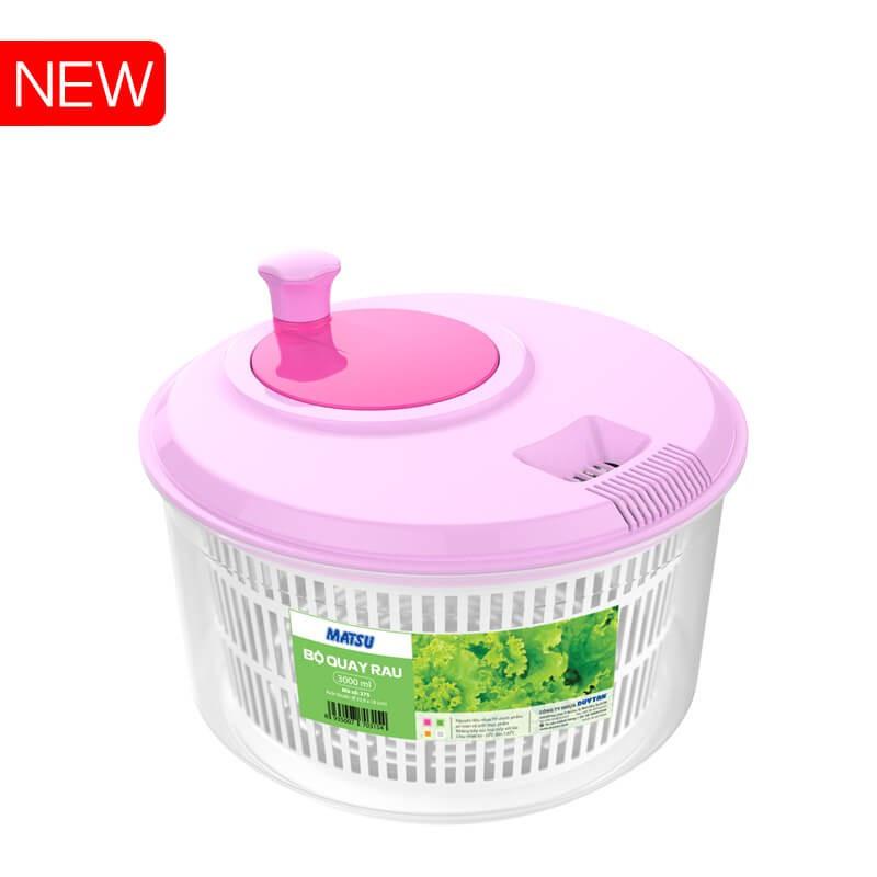 BỘ RỔ QUAY RAU LỚN, NHỰA DUY TÂN, DỤNG CỤ LÀM SẠCH RAU &amp; TRÁI CÂY, SẢN PHẨM CHO MỌI NHÀ