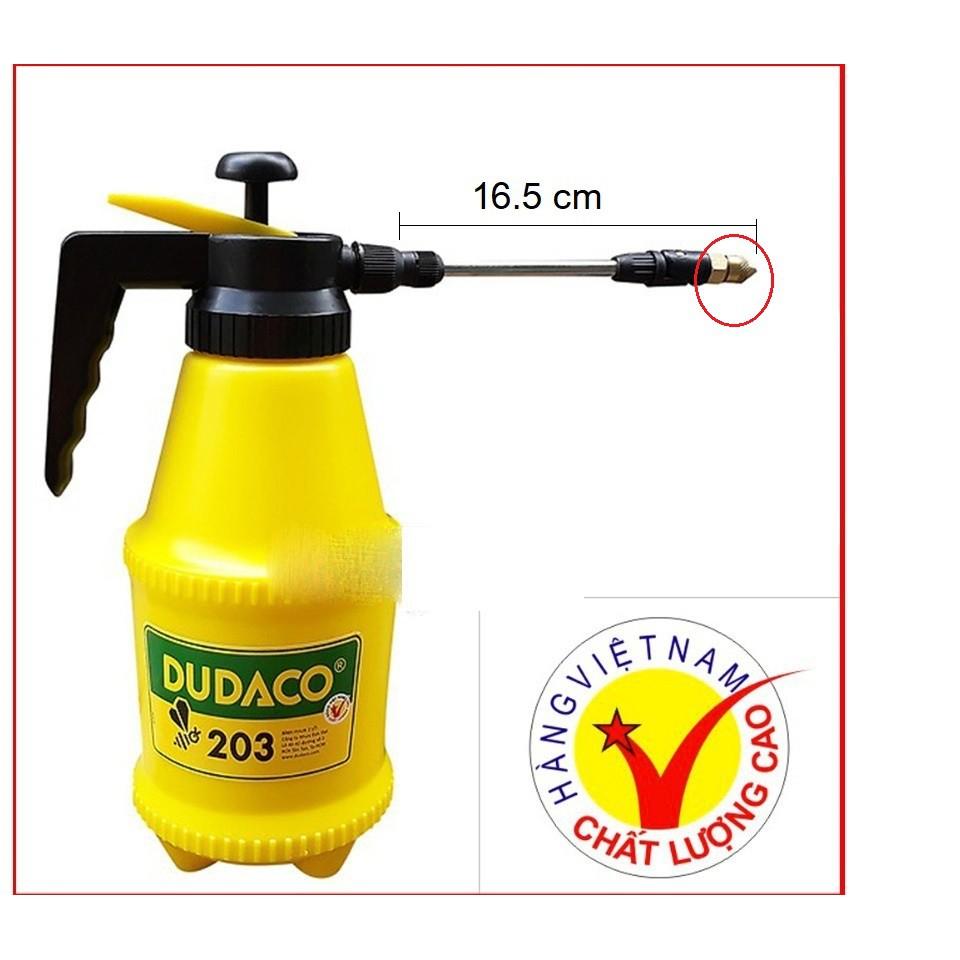 Béc phun bình Dudaco 2L, 4L, 8L bằng đồng( béc thẳng, đầu phun sương, vòi phun)