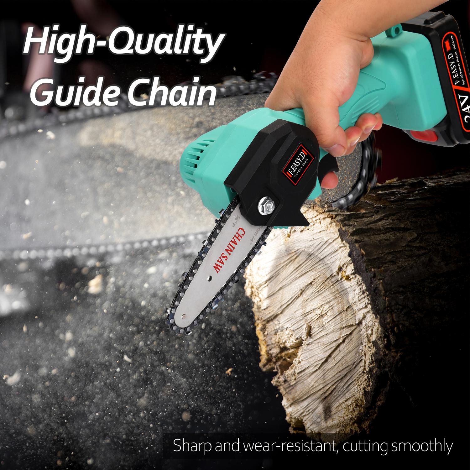 24V Lithium Battery Portable Electric Pruning Saw Rechargeable Small Electric Saws Woodworking One-handed Electric Saw