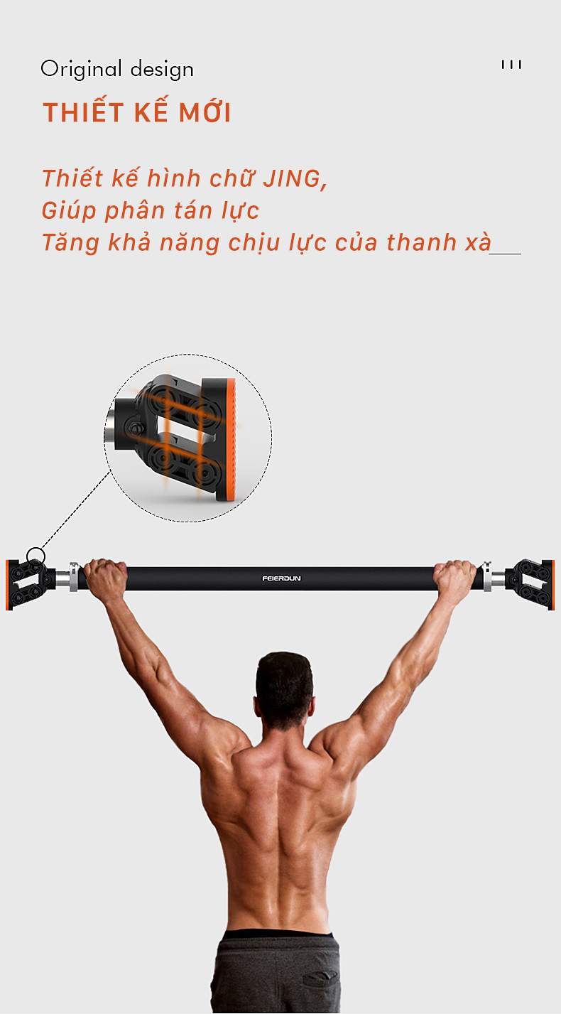 Xà Đơn Treo Tường Thế Hệ Mới FED-XM0103 – Hàng Chính Hãng