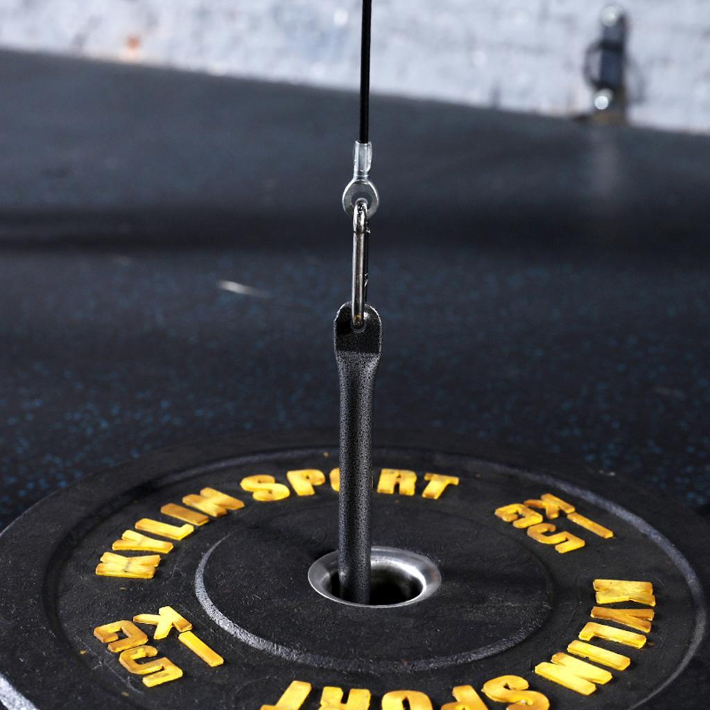Bộ cáp ròng rọc và dây treo tự tập luyện thể thao Pulley Cable LAT System DIY Loading Pin