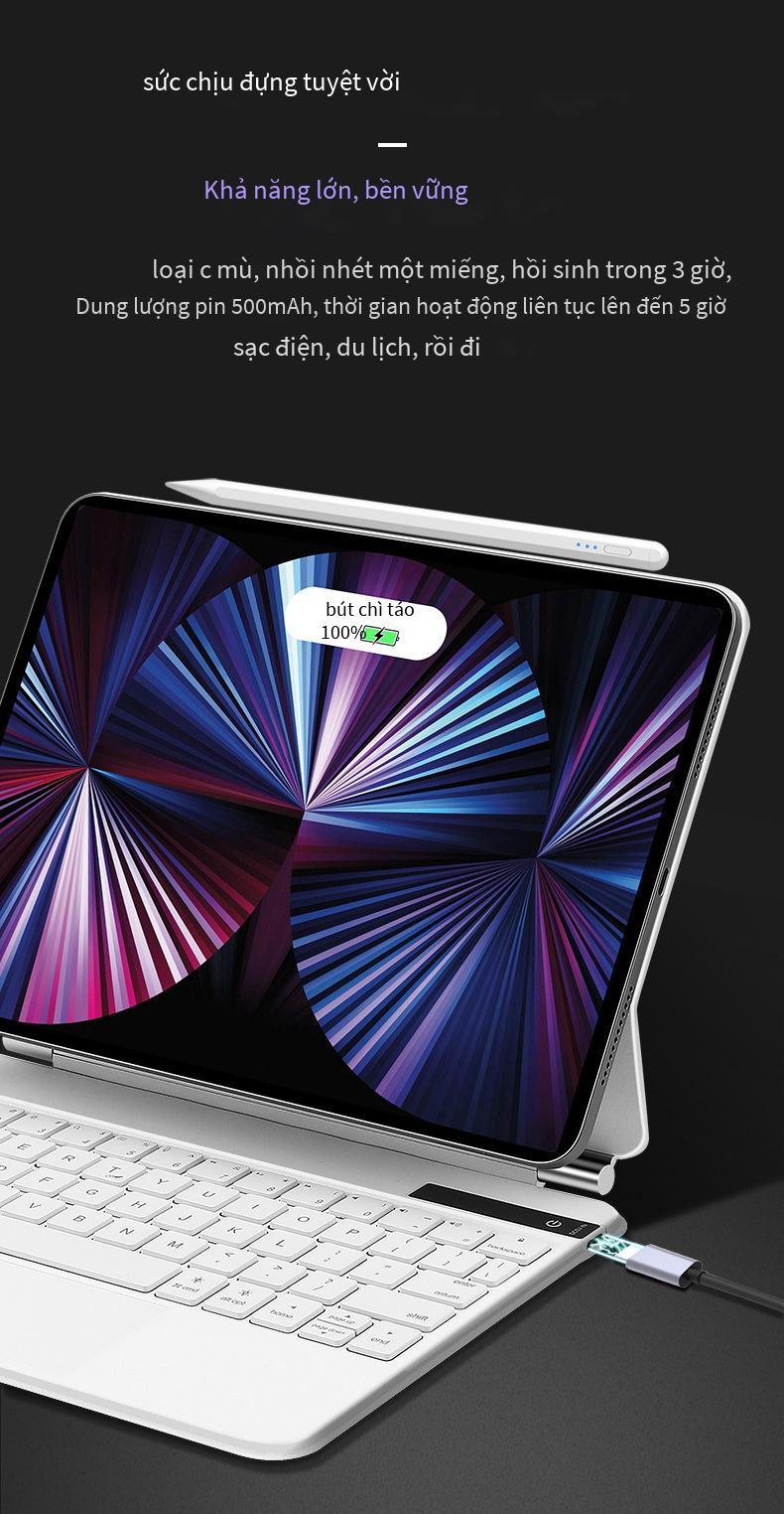 Ưu đãi đặc biệt phù hợp cho Apple iPad bàn phím điều khiển ma thuật máy tính bảng thông minh tích hợp vỏ bảo vệ pro hút nam châm Bluetooth 11/12.9