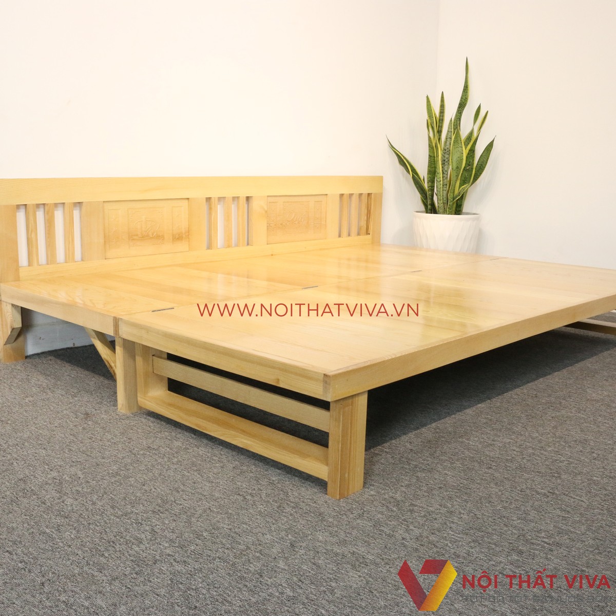 Ghế Gấp Trường Kỷ Gỗ Sồi Tự Nhiên Đẹp Giá Rẻ