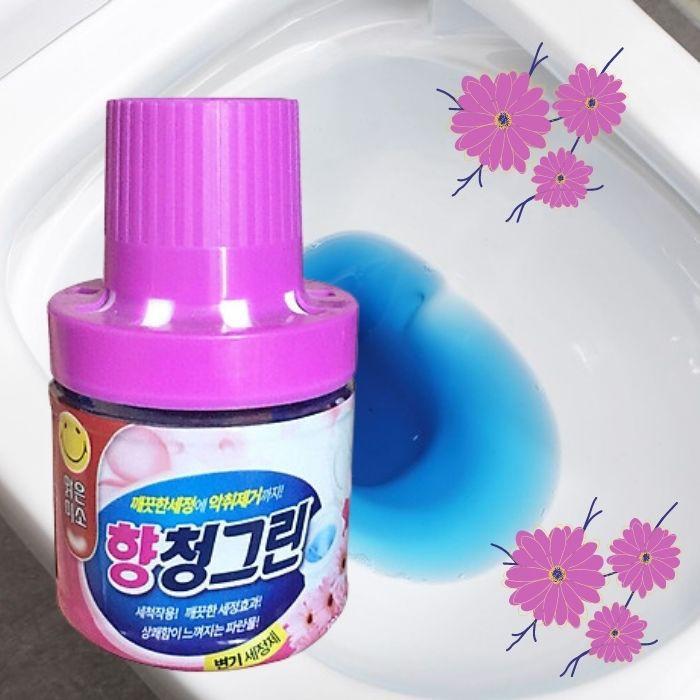 Cốc thả bồn cầu hương hoa hàn quốc, Chai thả bồn cầu hàn quốc diệt khuẩn