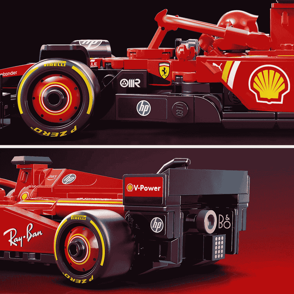 Đồ Chơi Lắp Ráp Xe Đua Ferrari SF-24 F1 LEGO SPEED CHAMPIONS 77242 (275 chi tiết)