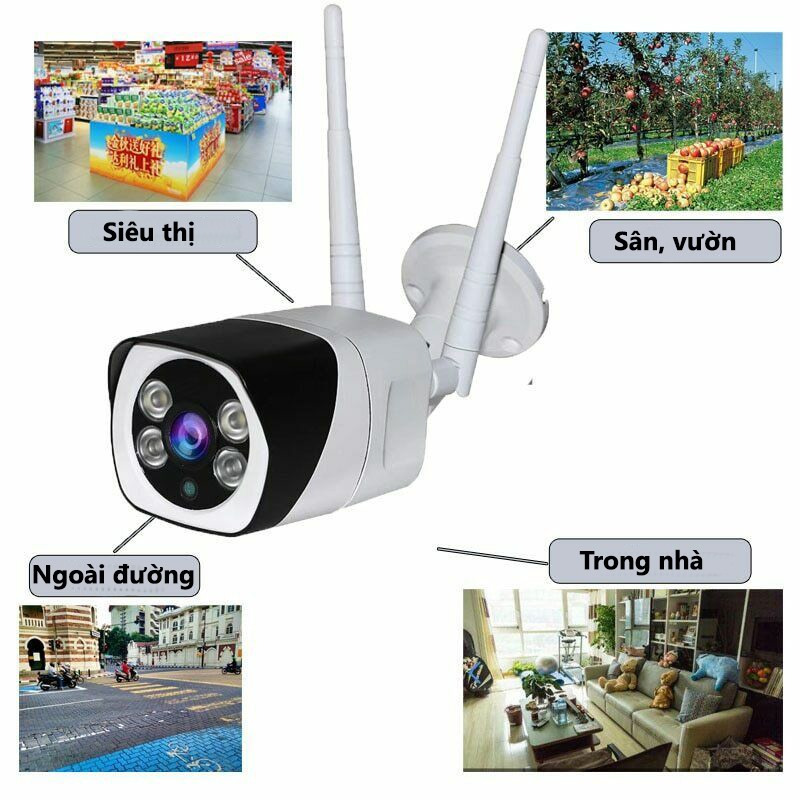 Camera IP Wifi Giám Sát Ngoài Trời NetCAM NTL5.0, Độ phân giải 5.0MP, Đàm thoại 2 chiều, Cảnh báo khi phát hiện chuyển động - Hàng Chính Hãng