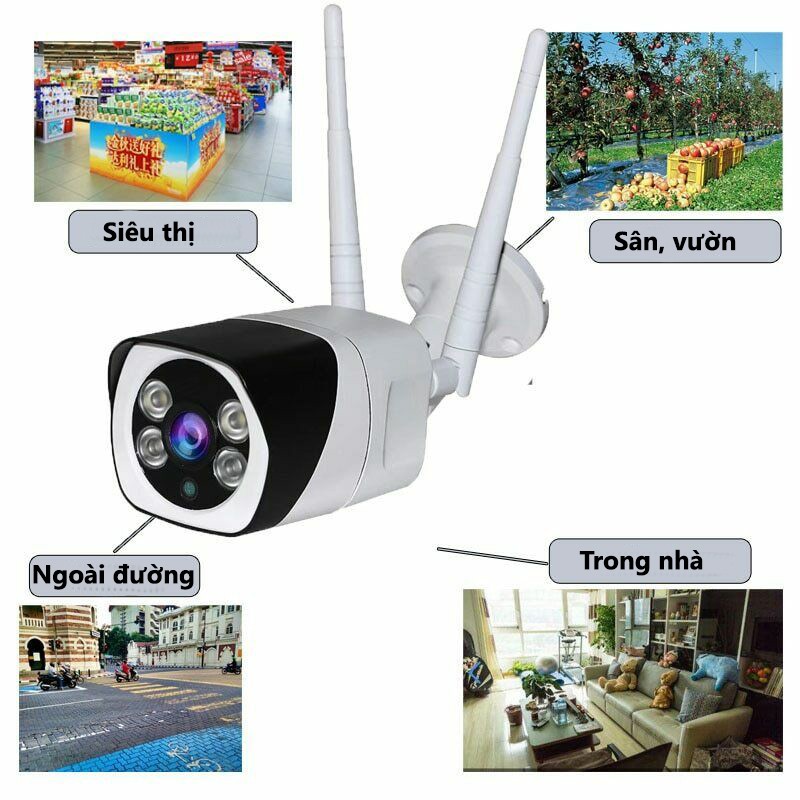 Camera IP WiFi Giám Sát An Ninh Ngoài Trời NetCAM NTL3.0, Độ phân giải 3.0MP, Hỗ trợ hồng ngoại ghi hình rõ nét vào ban đêm - Hàng Chính Hãng