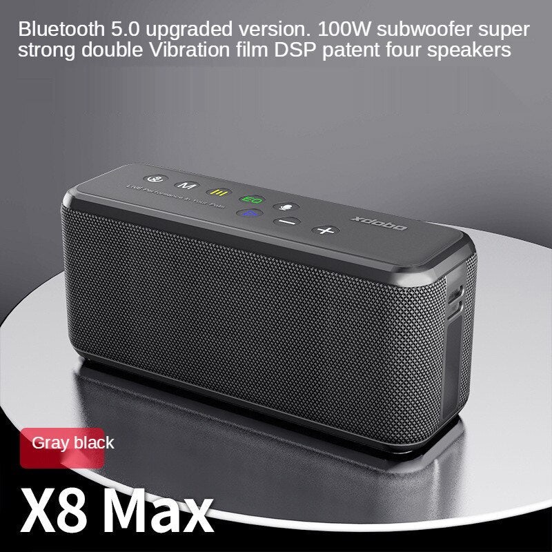 oa Bluetooth 5.0 Di Động Xdobo X8 Max Công Suất 100W, Chống Nước IPX5, Hỗ Trợ EQ, Thẻ TF Cổng AUX - Hàng chính hãng