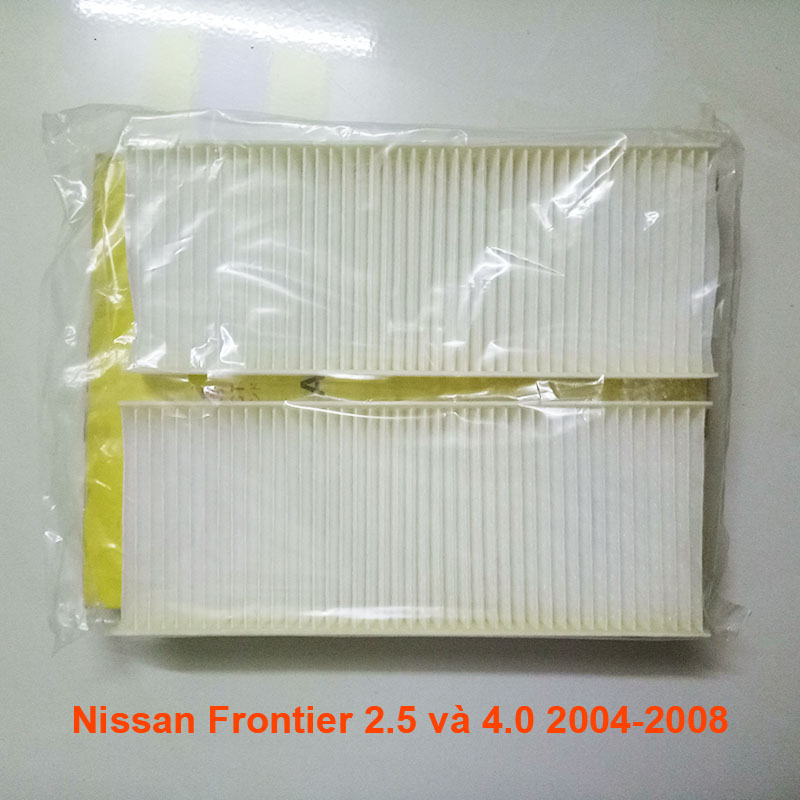 Bộ 2 lọc gió điều hòa cho xe Nissan Frontier 2.5 và 4.0 2004, 2005, 2006, 2007, 2008 27274-9CH0A mã AC2507SET-1