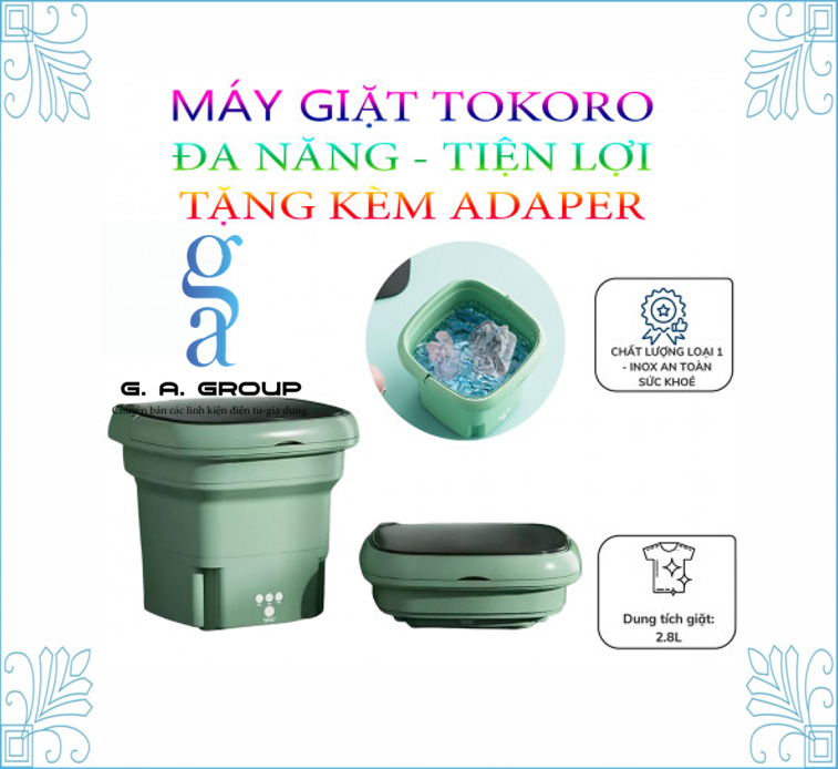 Máy Giặt Mini Tokoro Gấp Gọn