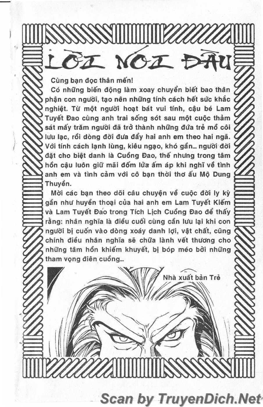 tích lịch cuồng đao chapter 1 3
