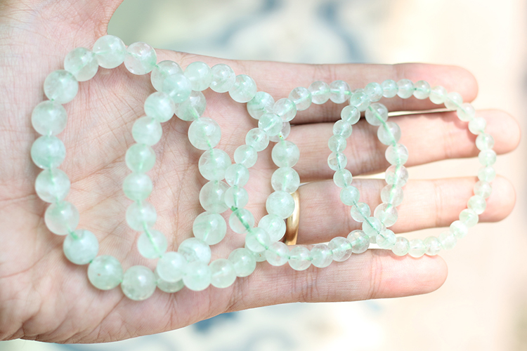 Vòng Tay Đá Thạch Anh Xanh 7mm Ngọc Quý Gemstones GA161