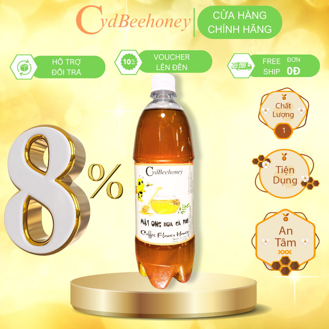 Mật ong hoa cafe 1L Cvdbeehoney