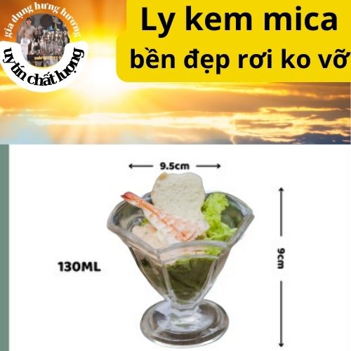 Ly Đựng Kem Nhựa Trong Cao Cấp 9.5 x 9.0 cm