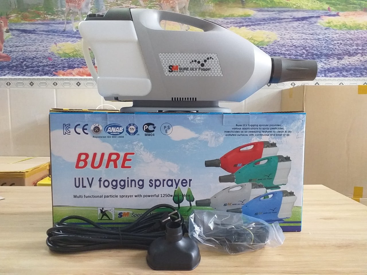 Máy phunsương BURE diệt côn trùng, diệt khuẩn... cho cty, nhà máy, nhà hàng, quán cà phê...