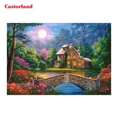 Xếp hình puzzle Cottage in the Moon Garden 1000 mảnh Castorland C104208