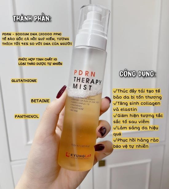 Xịt khoáng tế bào gốc PDRN Therapy Mist Kyung lab