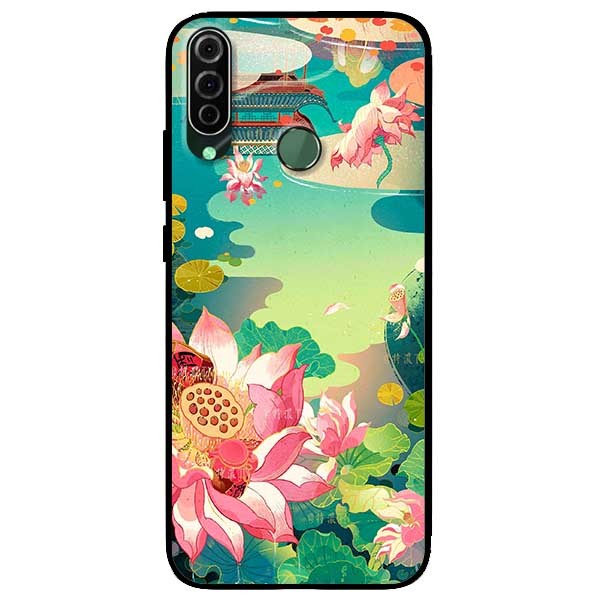 Ốp lưng dành cho Vsmart Joy 3 mẫu Sen Hồng