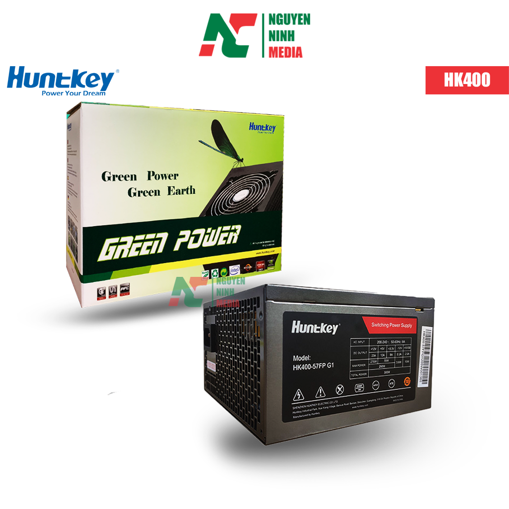 Nguồn máy tính Huntkey HK400 - Hàng Chính Hãng