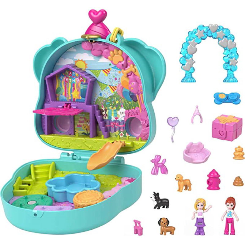 Đồ Chơi POLLY POCKET Và Bữa Tiệc Puppy HKV30/FRY35