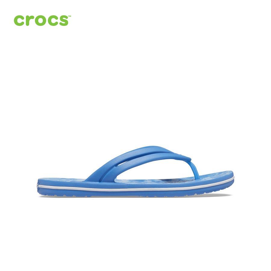 Dép nhựa nữ Crocs Crocband Flip Bleach Dye - 207316