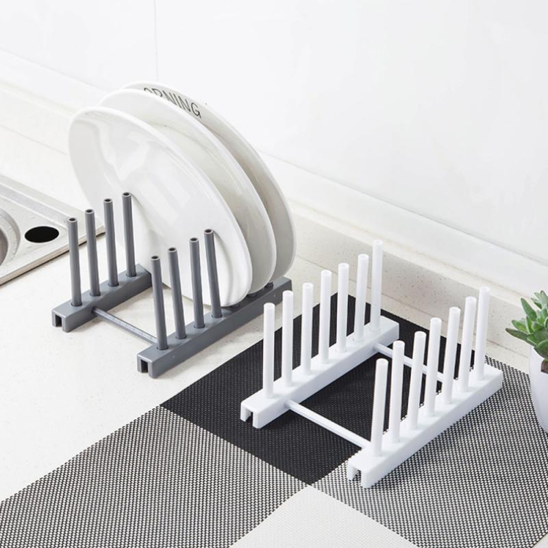 Kitchen Organizer Pot Lid Rack Removable Spoon Holder Pot Lid Shelf Cooking Dish Rack Pan Cover Stand Tableware Storage