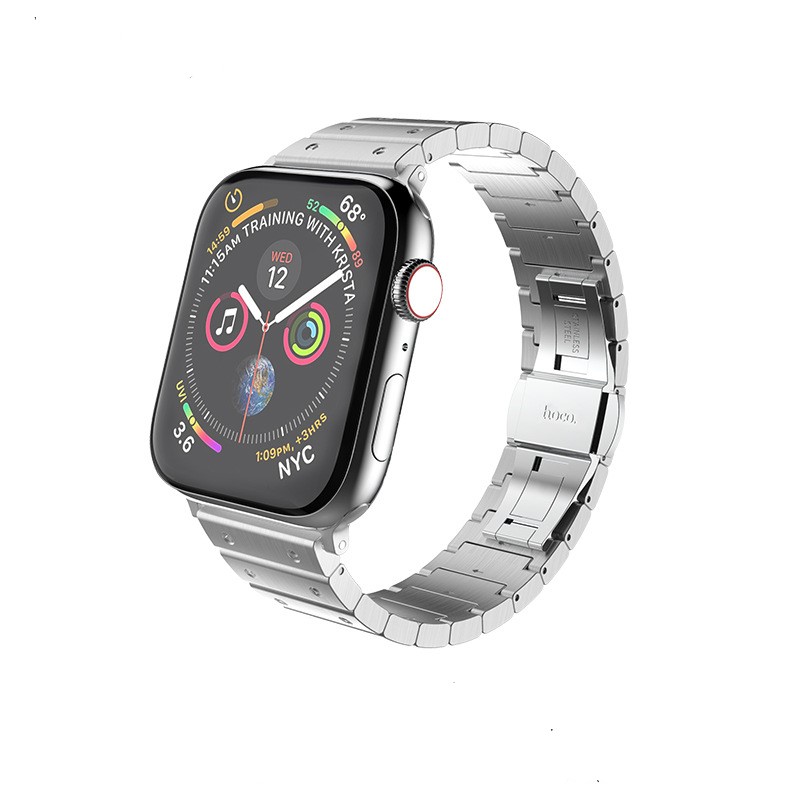 Dây Thép cho đồng hồ Apple Watch 44/42mm Hoco Link Bracelet_ Hàng nhập khẩu