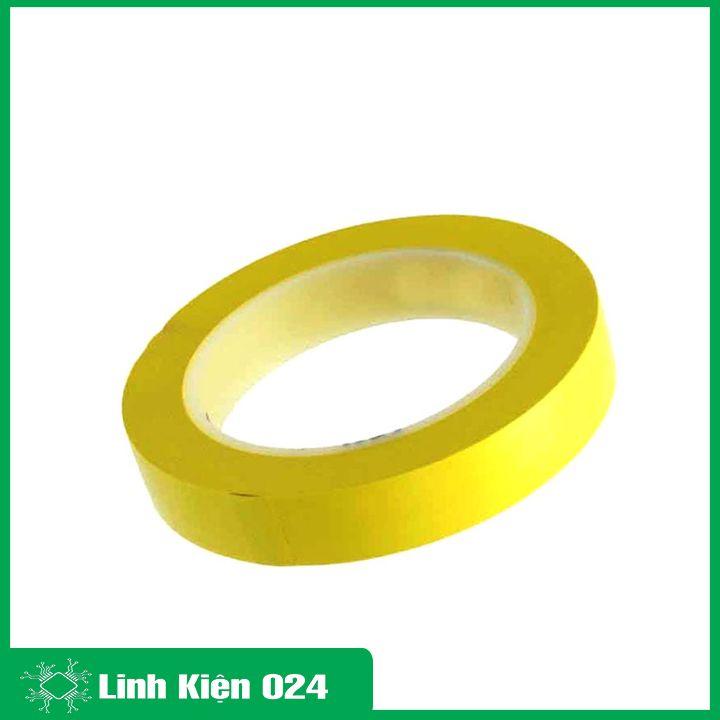 Băng dính vàng quấn biến áp xung chiều rộng 25/30/35/40/50/60mm chịu nhiệt độ cao cuộn dài 66 mét