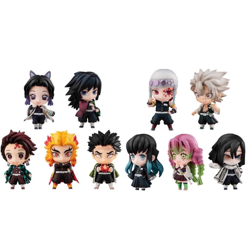 Mô Hình kimetsu no yaiba Chibi Tanjirou và 9 Trụ Chibi 8cm - Mô Hình Thanh Gươm Diệt Quỷ Chibi