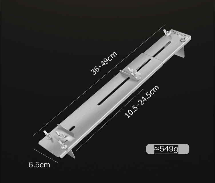 Kẹp giá đỡ đá mài dao Inox 304 toàn bộ an toàn để bồn rửa Đức cao cấp điều chỉnh dài theo đá mài
