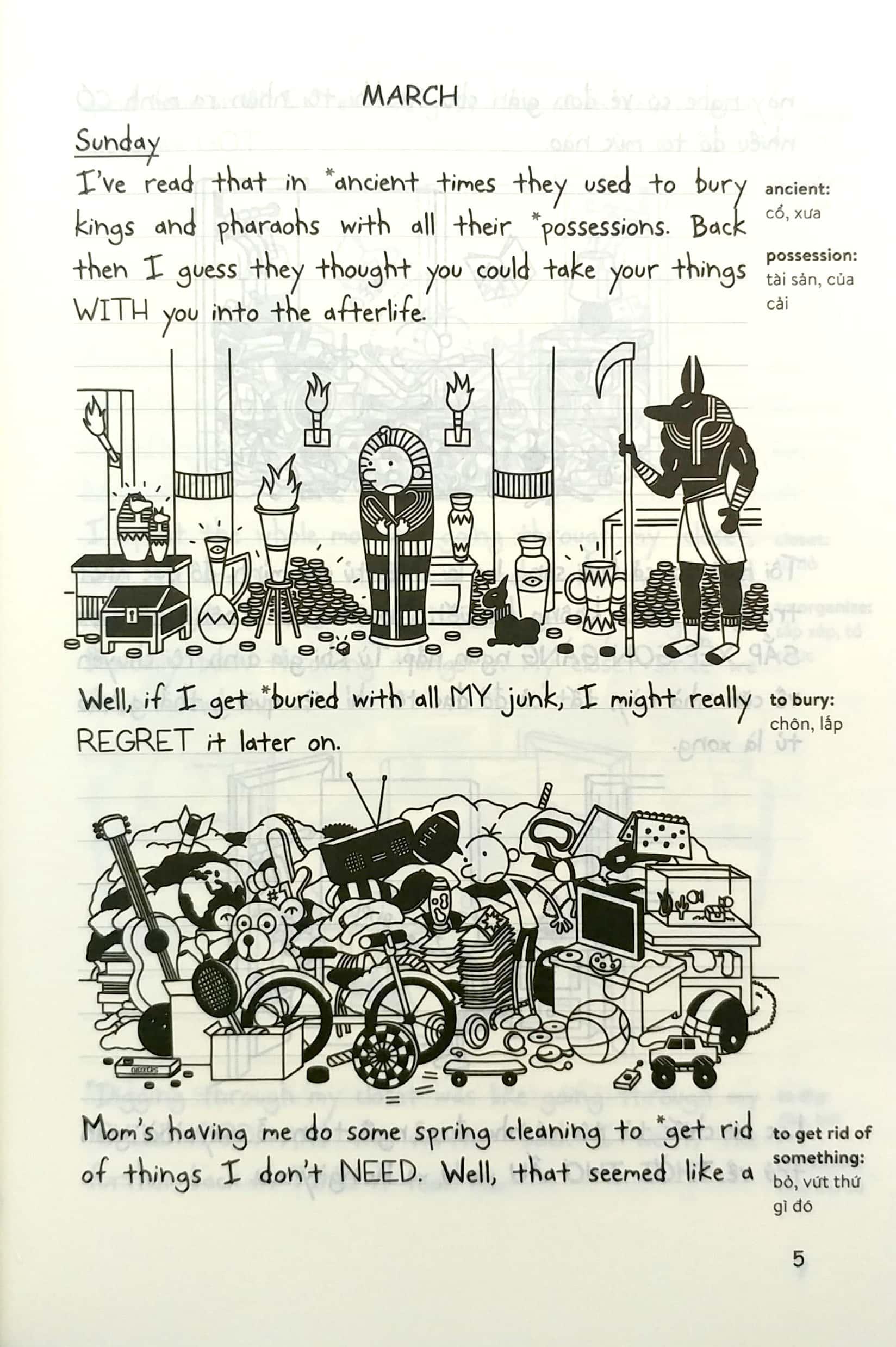 Song Ngữ Việt - Anh - Diary Of A Wimpy Kid - Nhật Ký Chú Bé Nhút Nhát - Tập 14: Của Thiên Trả Địa - Wrecking Ball
