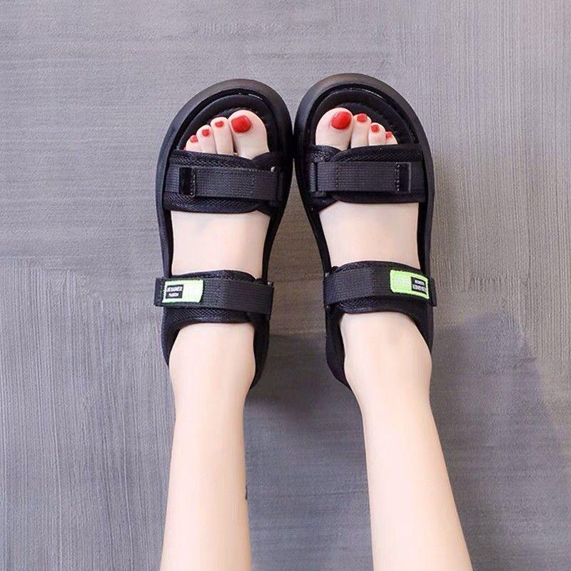 Giày dép sandal đế bánh mỳ dây mảnh
