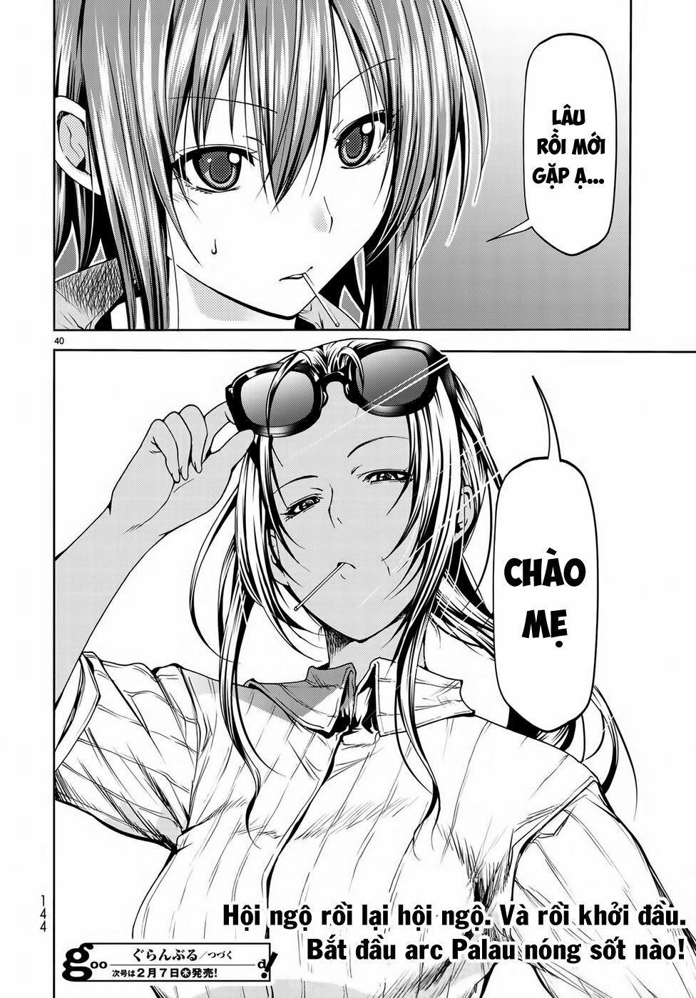 cô gái thích lặn - grand blue chapter 50 29