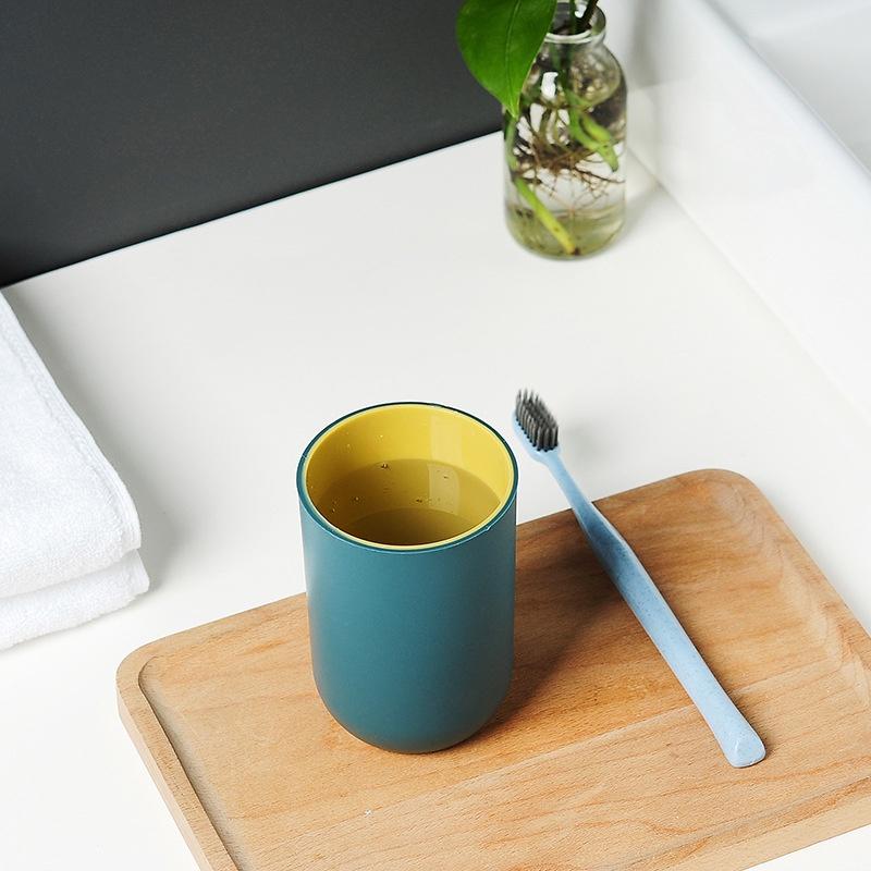 Cốc đánh răng nhựa cốc nước phòng tắm đựng bàn chải đánh răng babo