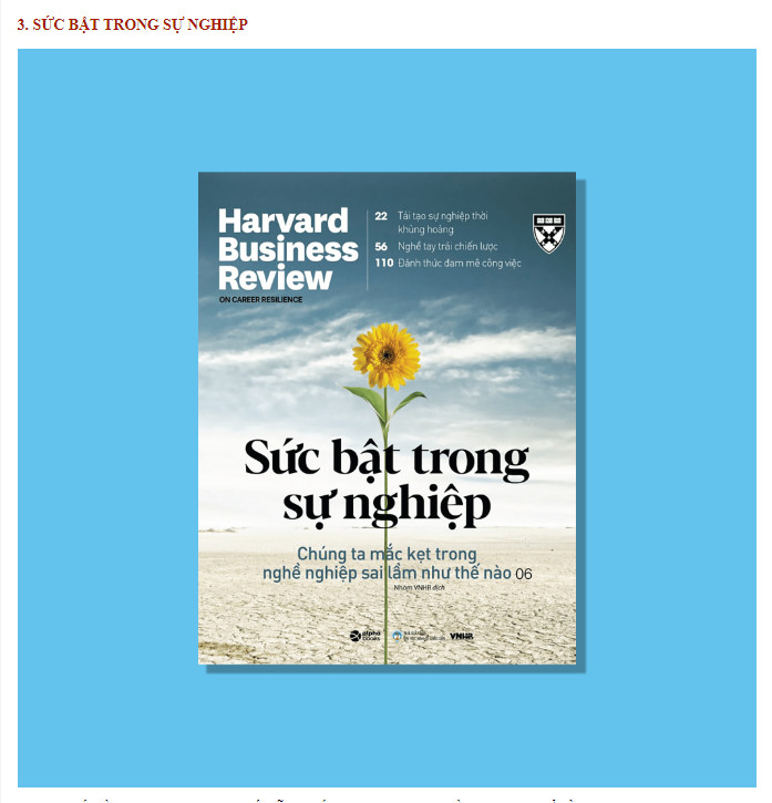 Harvard Business Review  OnPoint 2022- Combo 3 cuốn phát triển sự nghiệp (Kỳ 2)