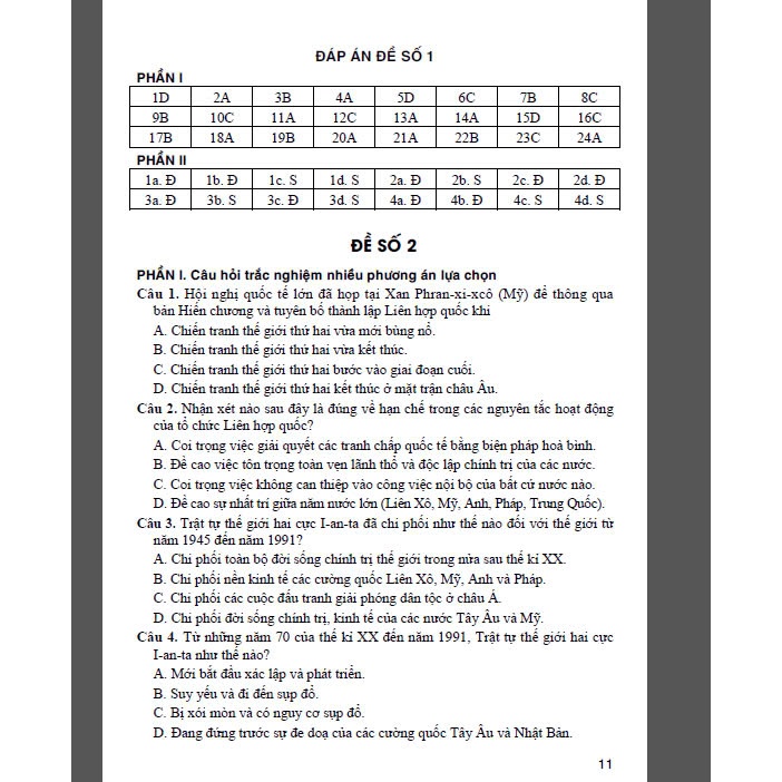 Sách - Bộ đề trắc nghiệm lịch sử 12 ôn thi THPT 12 (dùng chung các bộ sgk hiện hành) - HA