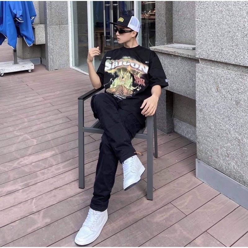 Áo Thun Local Brand Hades Sài Gòn Hà Nội Nam Nữ Tay Lỡ Unisex