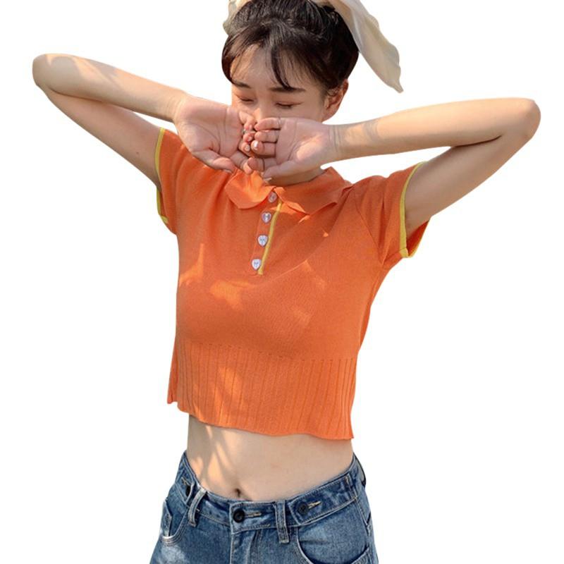 Áo Thun Nữ Ngắn Tay Cổ Tròn Thời Trang