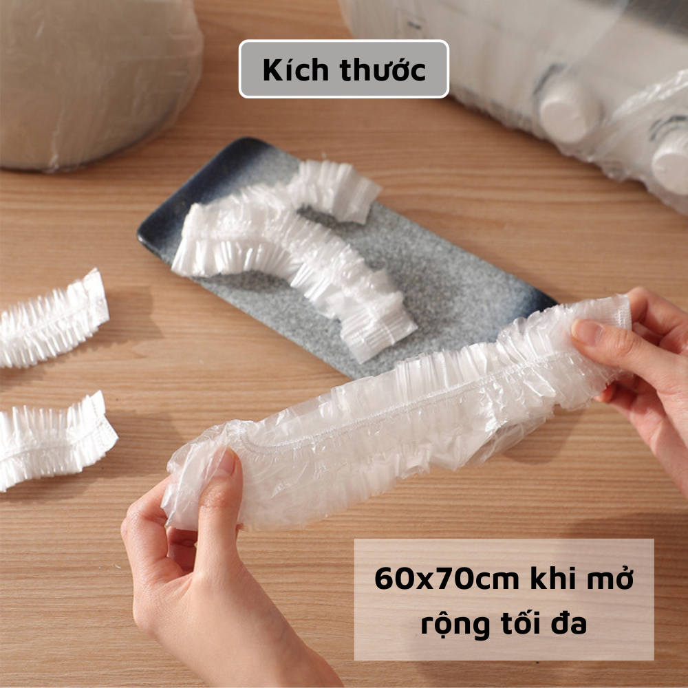 TÚI 50C MÀNG BỌC PE CHỐNG BỤI BẢO VỆ ĐỒ DÙNG, ĐỒ GIA DỤNG ĐA NĂNG KT 60*70cm