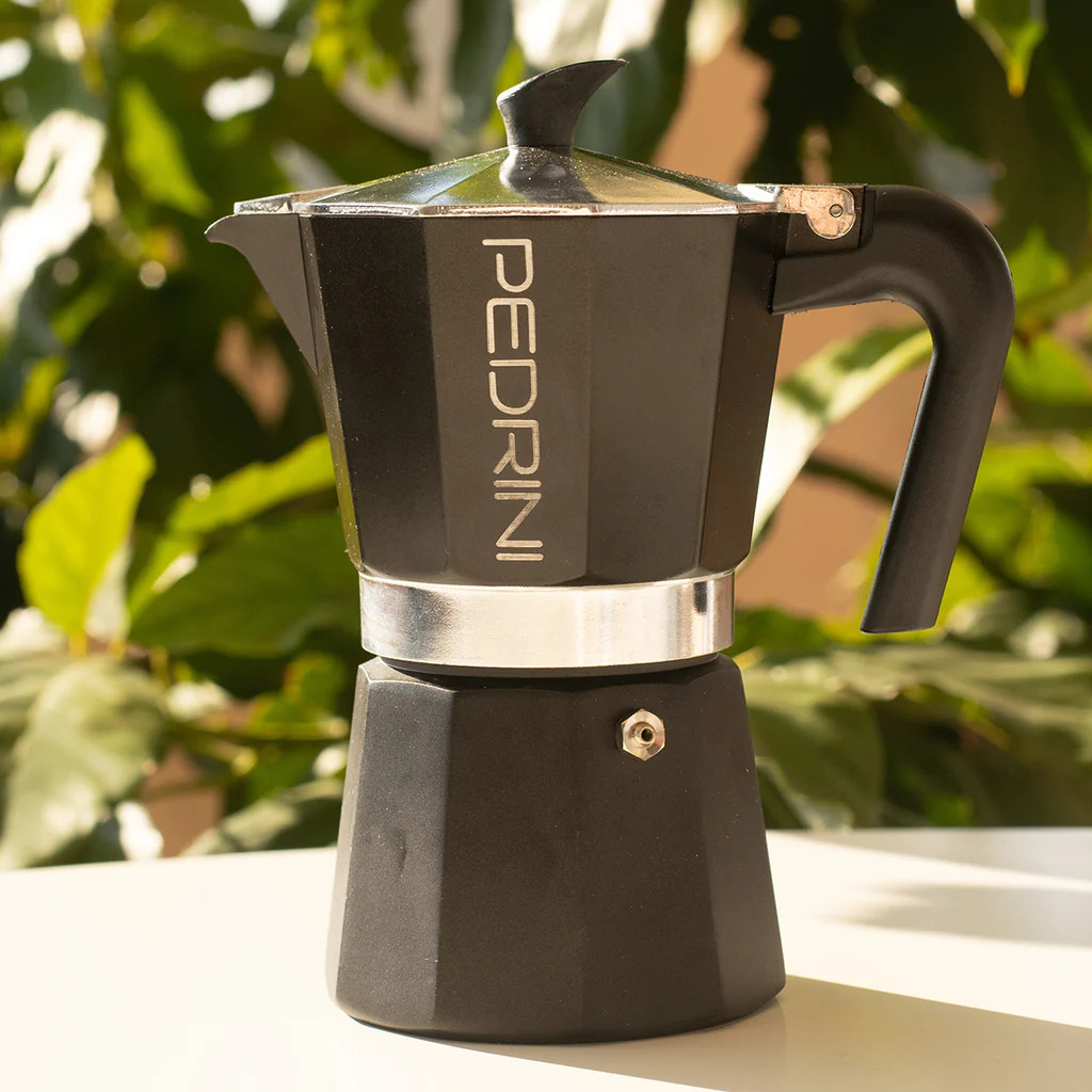 Ấm pha cà phê PEDRINI Aroma - Aluminium - 2 cup/ 3 cup/ 6 cup