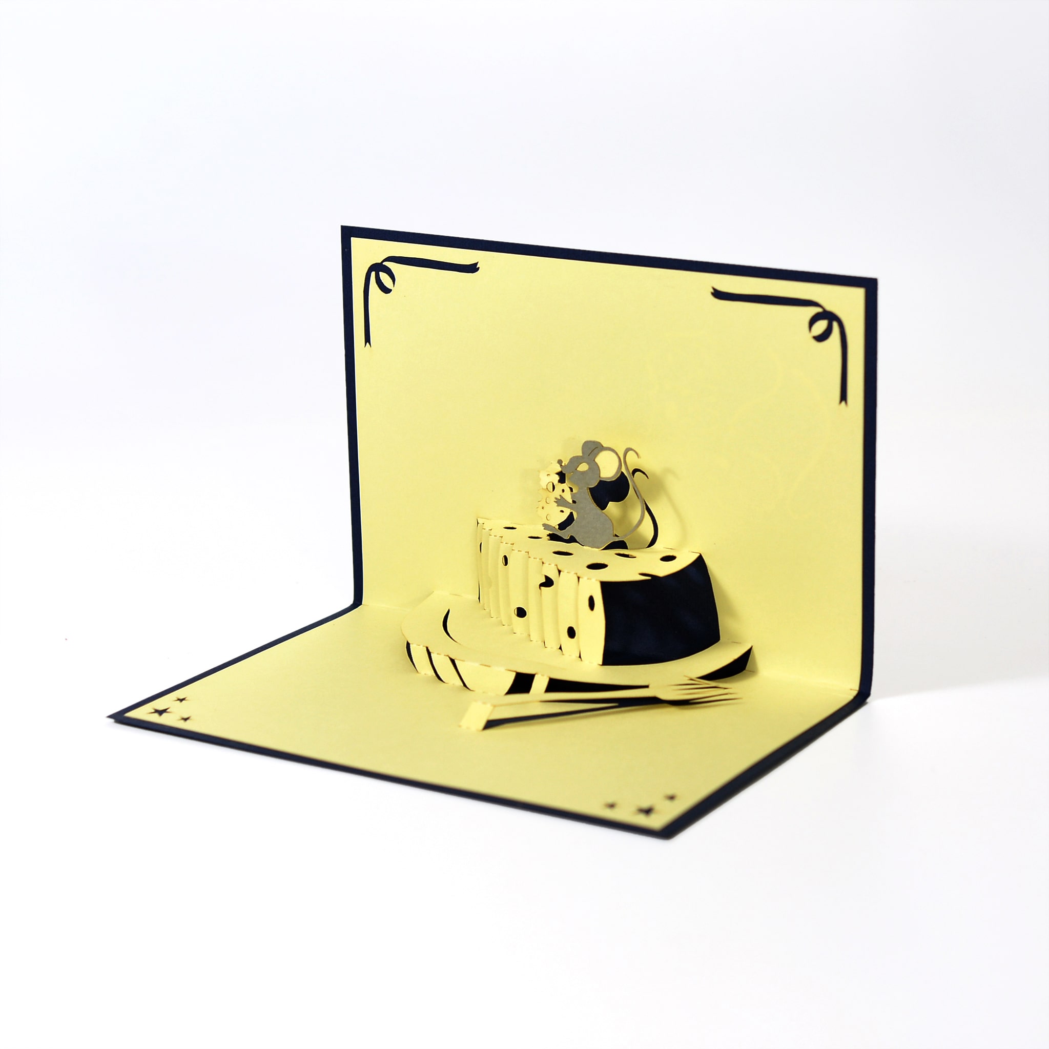 Thiệp 3D handmade
Mouse & Cheese AN030 size 10x15cm