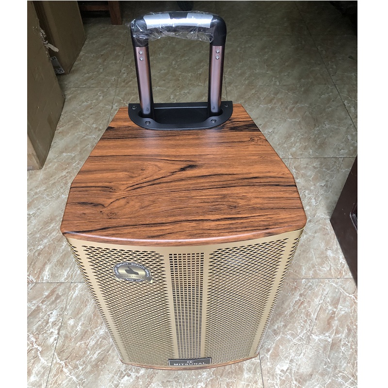 Loa kéo karaoke cao cấp Mitsunal M62, Tích hợp 3 loa: Loa BASS ~30 CM, Loa Trung ~16Cm, Loa Tress 10CM, Kèm 2 mic kim loại thay đổi tầng số - Hàng chính hãng