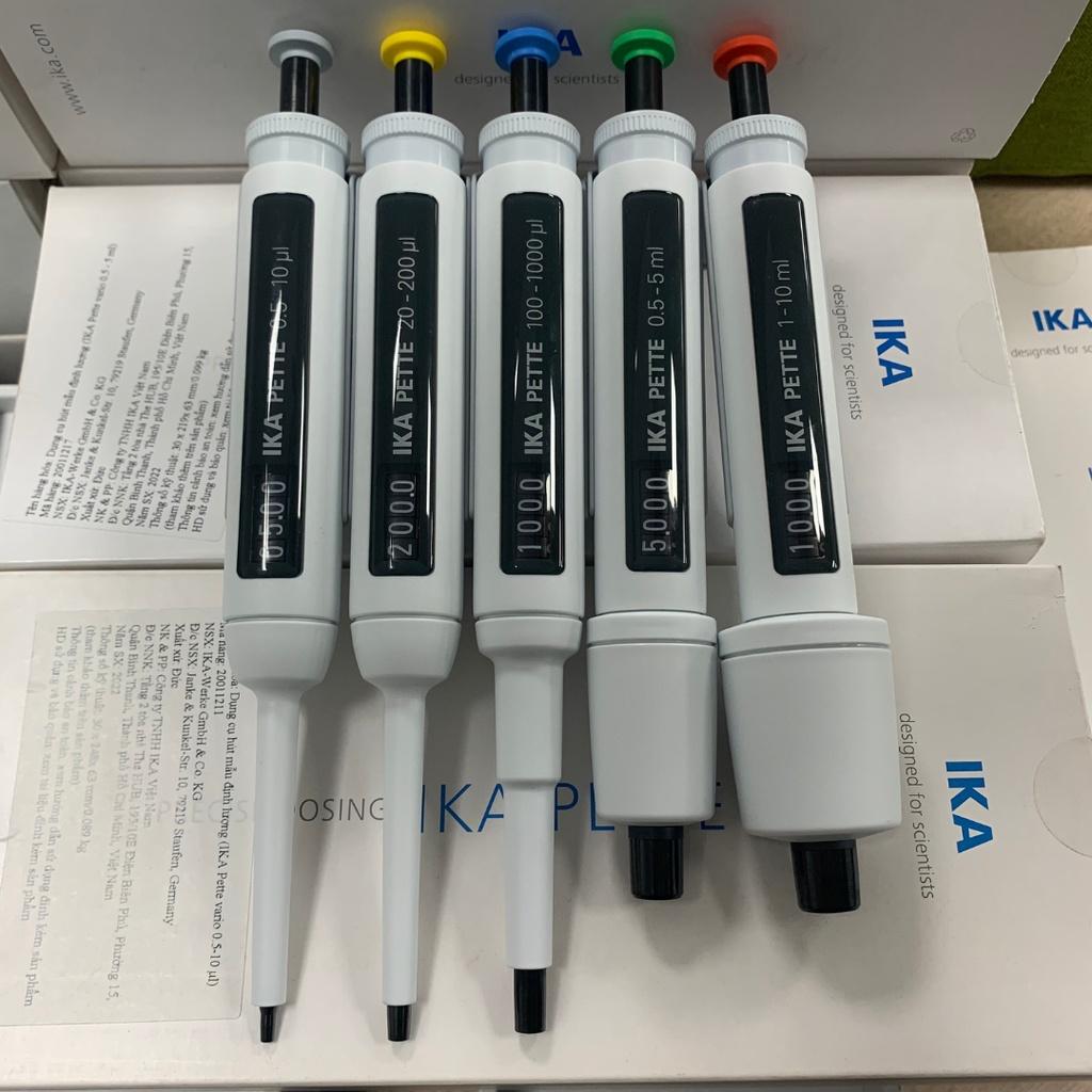 Dụng cụ thí nghiệm bơm hút chất lỏng dung dịch đa năng Micropipet IKA 100 - 1000ul (0.1 - 1ml)