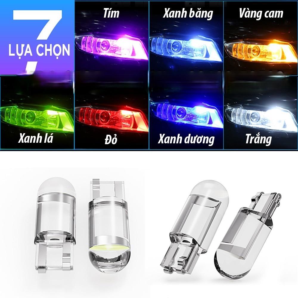 Bộ 2 Đèn Led Gắn Biển Số Xe Hơi W5W 194 T10 3000k 6000k