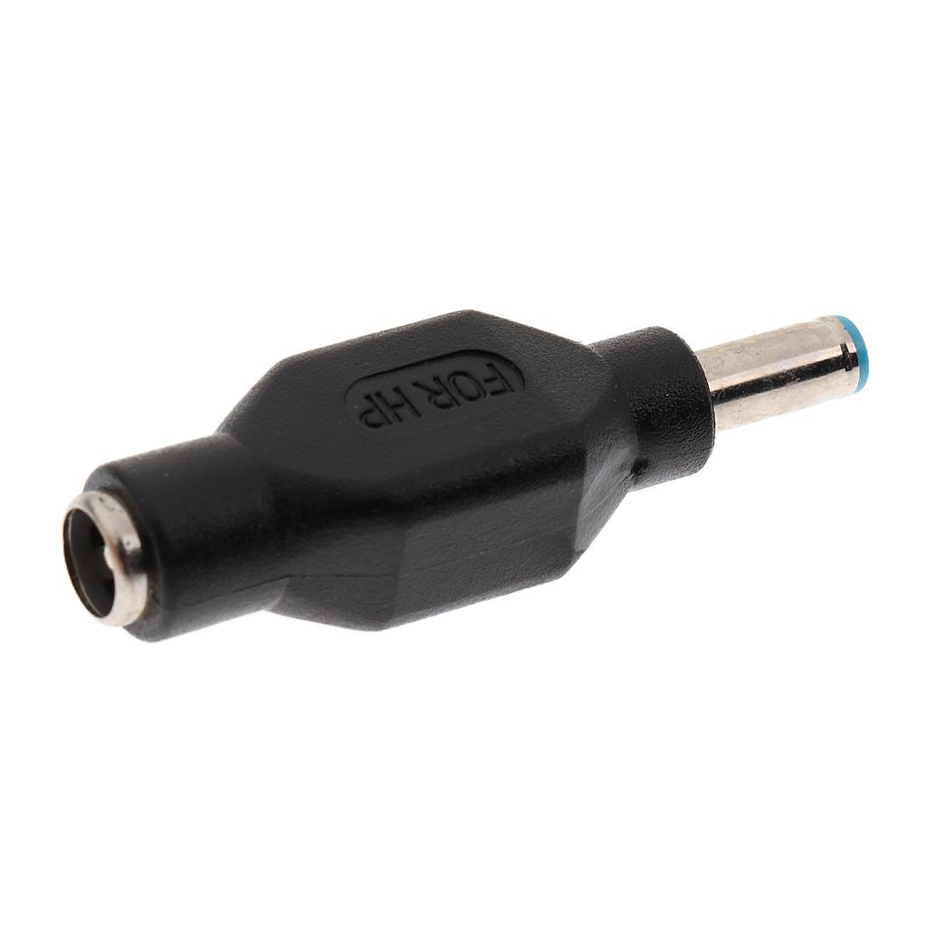 DC 5.5 x 2.1mm Female to 4.5 x 3.0mm Male Charger Adapter Connector DC Jack for Dell Hp Laptop
