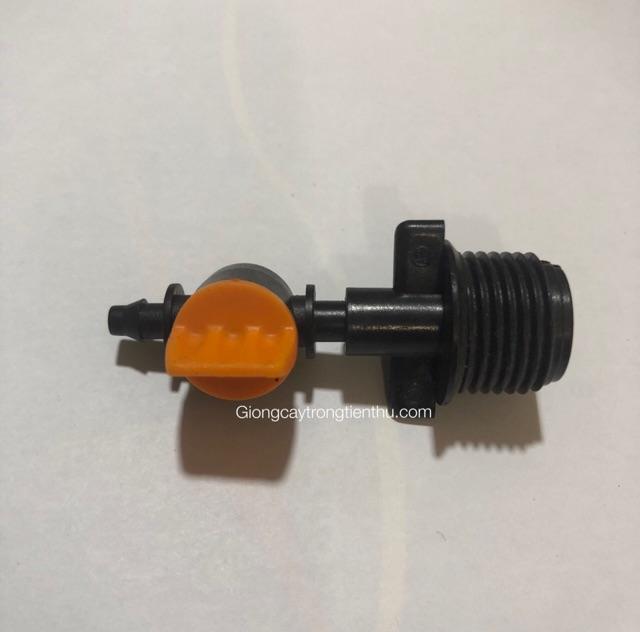 REN NGOÀI 21 - 4/7MM NỐI ỐNG PE PHUN TƯỚI,PHUN SƯƠNG CÓ KÈM VAN ÁP CHỐNG RỈ NƯỚC