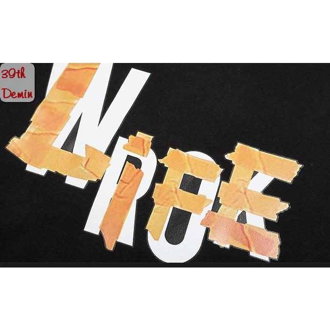 Áo nỉ NELLY graffiti LIFE phong cách Hồng Kông sweater unisex Form rộng Free Size