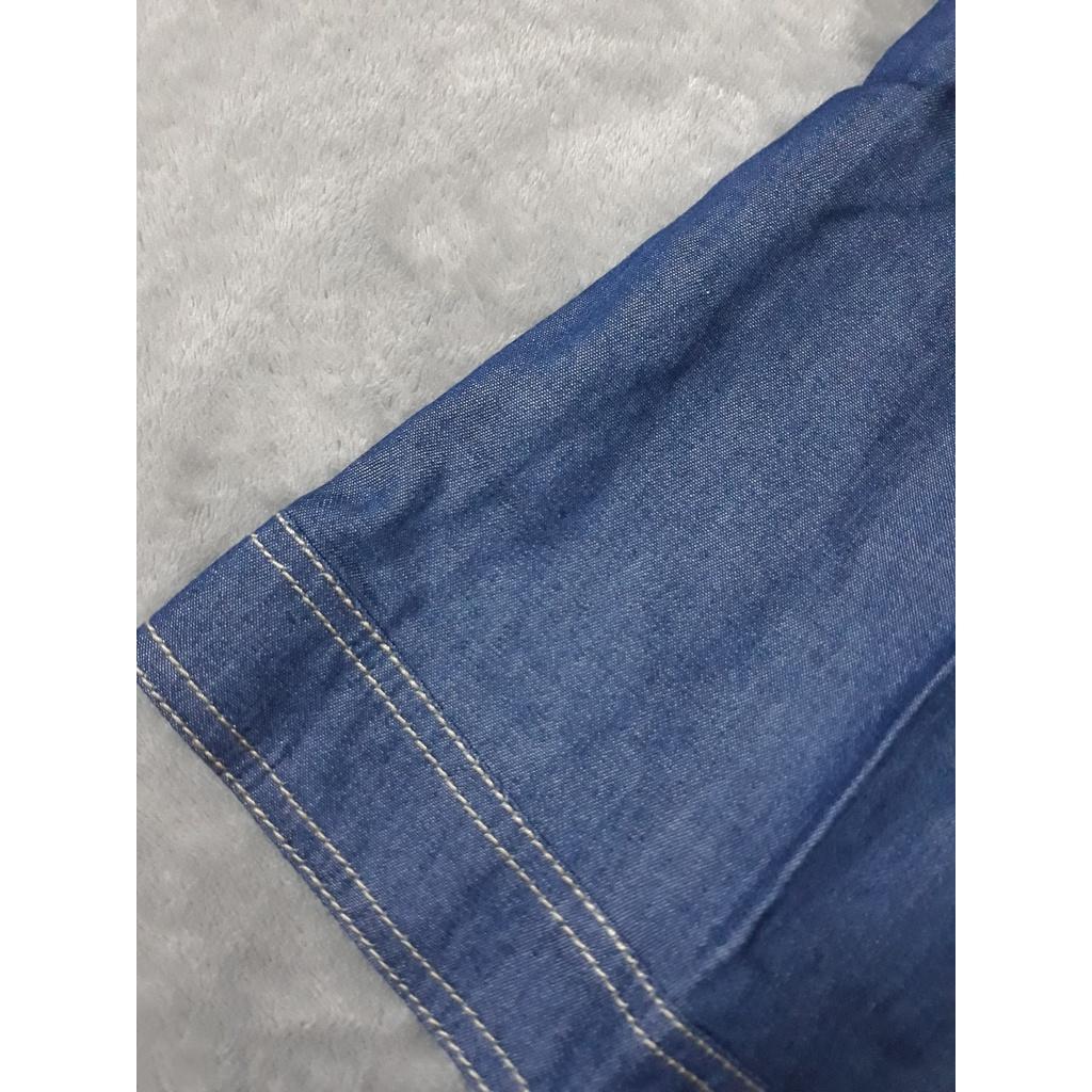 ĐẦM DENIM PHỐI ÁO SƠ MI SIÊU XINH